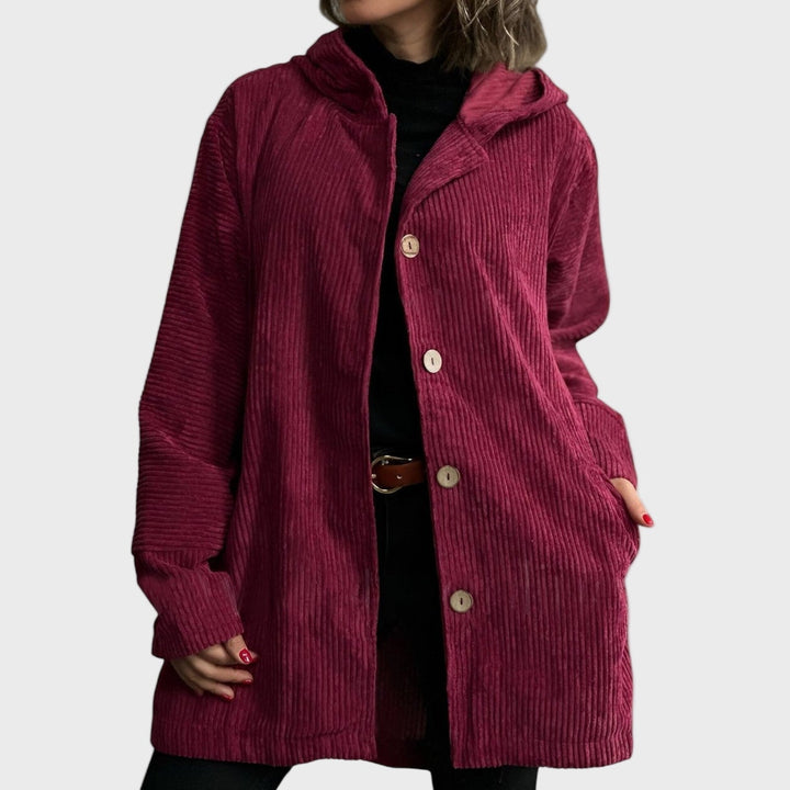 Ria™ | Corduroy Hooded Jacket