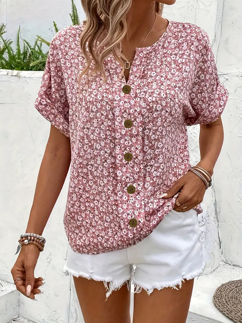 Sophie™ | Floral Summer Charm in a Lightweight Blouse