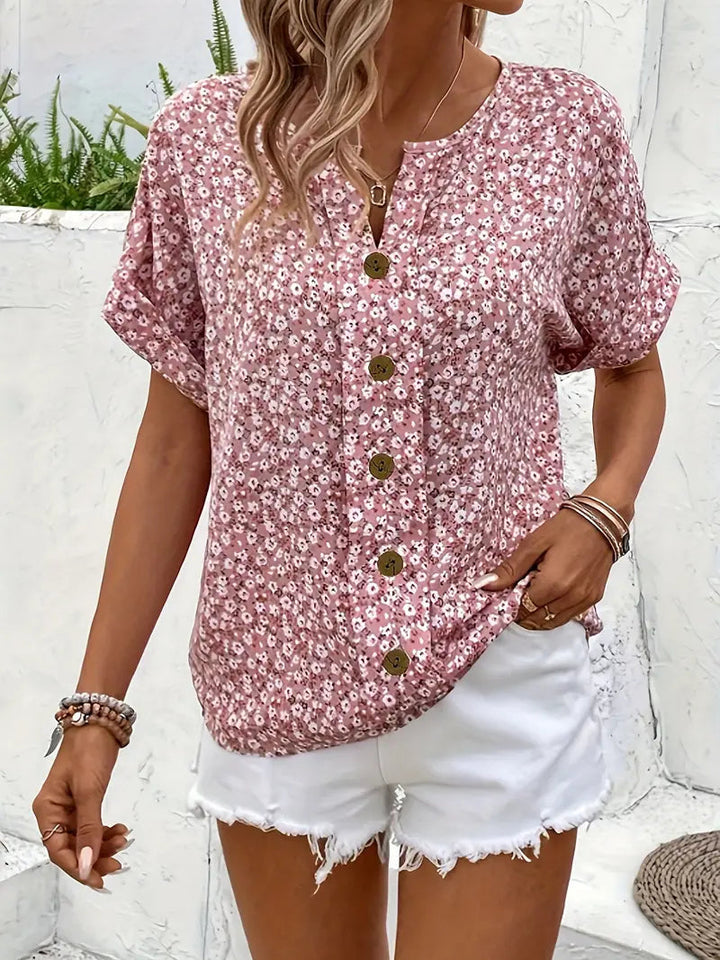 Sophie™ | Floral Summer Charm in a Lightweight Blouse