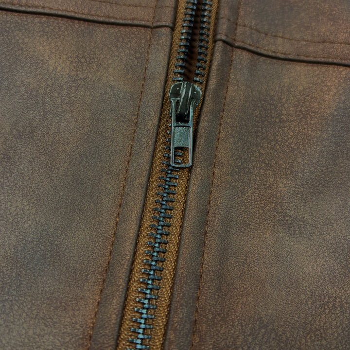 Ragnar™ | Classic Leather Jacket with Zip