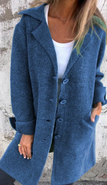 Stella™ | Long Knitted Coat