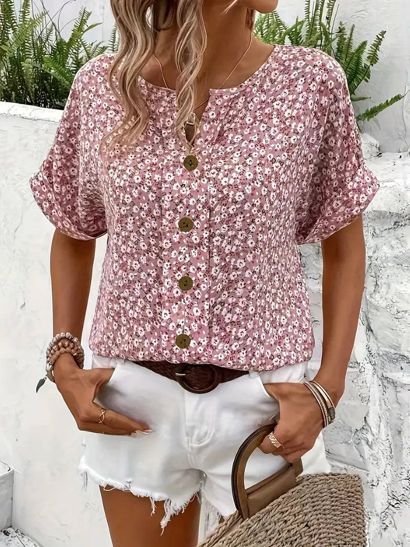 Sophie™ | Floral Summer Charm in a Lightweight Blouse
