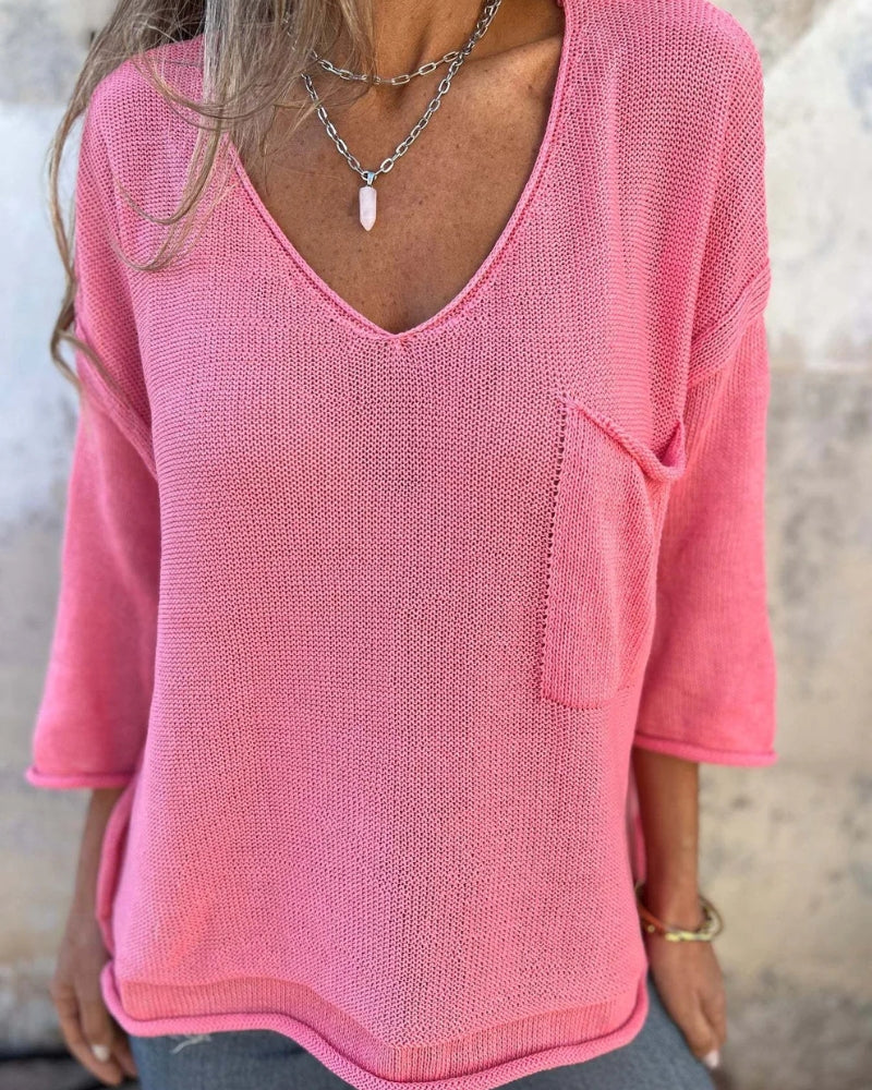 Abby™ | Boho Knit Top