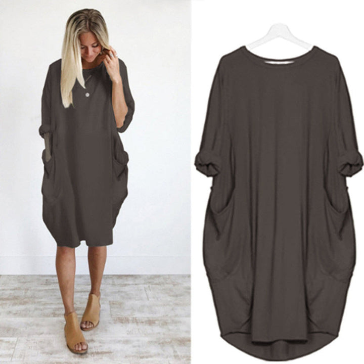 Sara™ | Comfort Dress with Pockets – Stylish, Comfortable & Practical