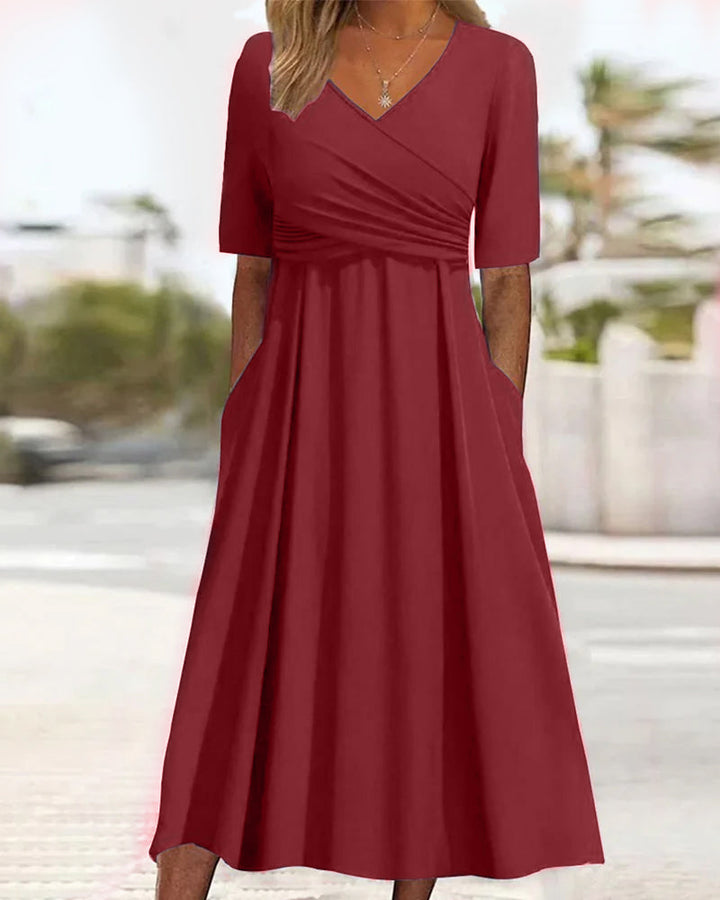 Saorla™ | Effortless Elegance – Summer Midi Dress
