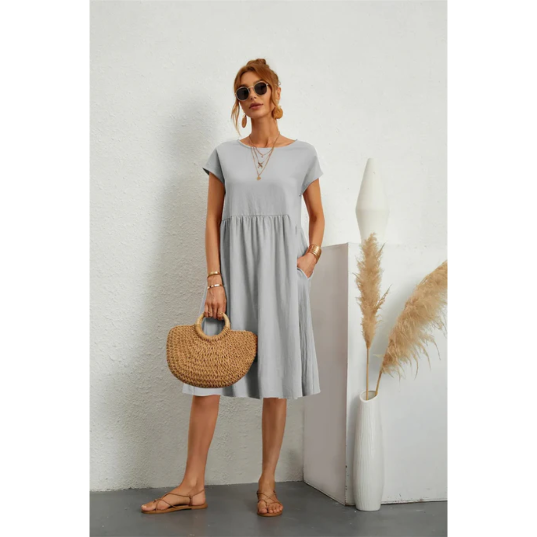 Carol™ | Stylish Dress with Short Sleeves