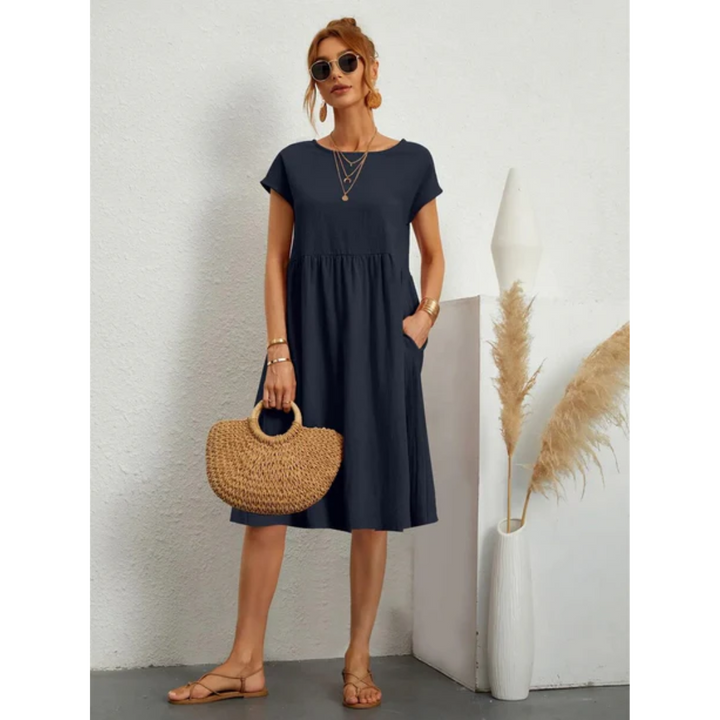 Carol™ | Stylish Dress with Short Sleeves