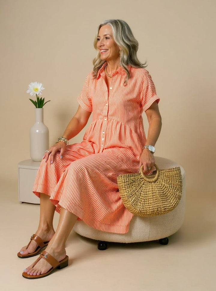 Wendy™ | Fashionable Striped Dress