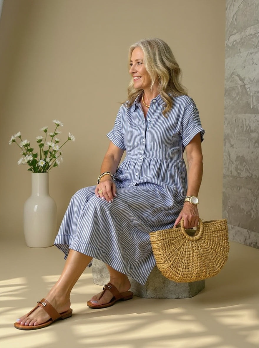 Wendy™ | Fashionable Striped Dress