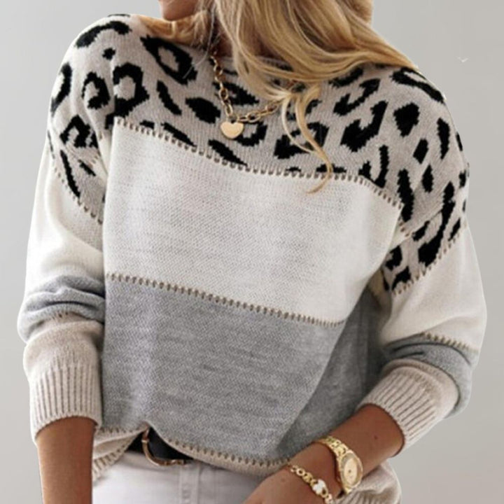 Caitlin™ | Leopard Print Casual Sweater