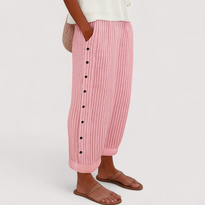 Orlaith™ | Lightweight Linen Pants for Summer Comfort & Style