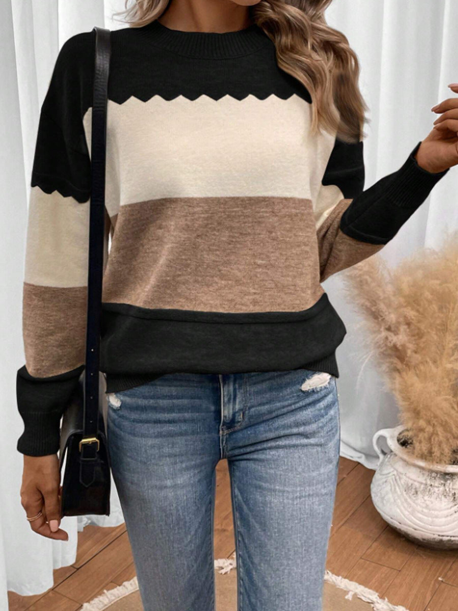 Isla™ | Soft Colorblock Knit Sweater