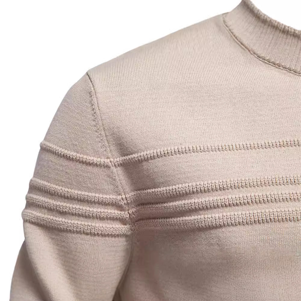 Erik™ | Sleek Jumper with Chest Pattern