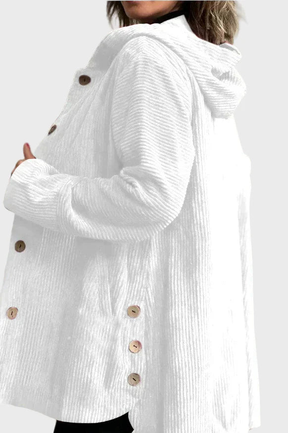Ria™ | Corduroy Hooded Jacket