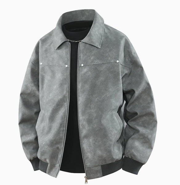 Ragnar™ | Classic Leather Jacket with Zip