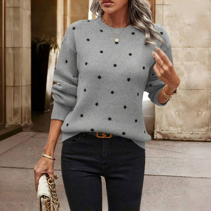Bridget™ | Polka Dot Knitted Sweater