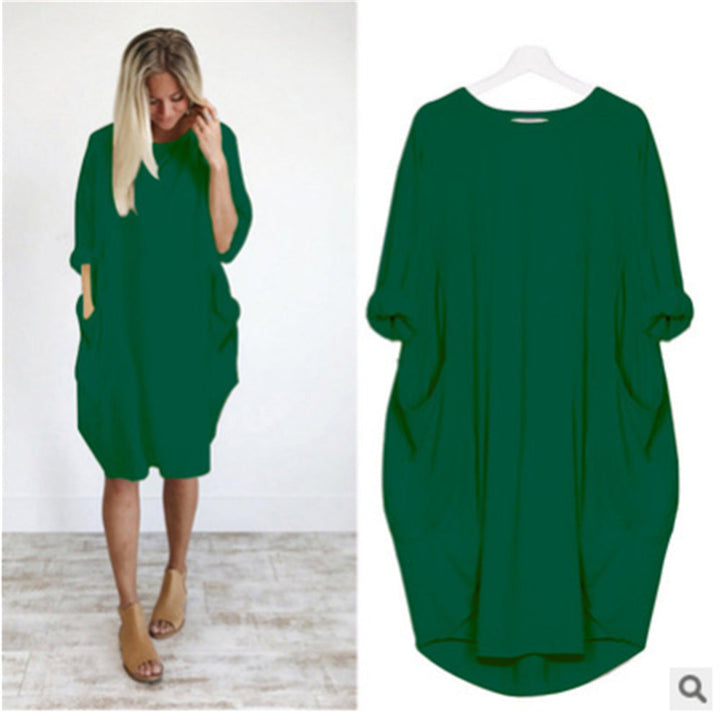 Sara™ | Comfort Dress with Pockets – Stylish, Comfortable & Practical