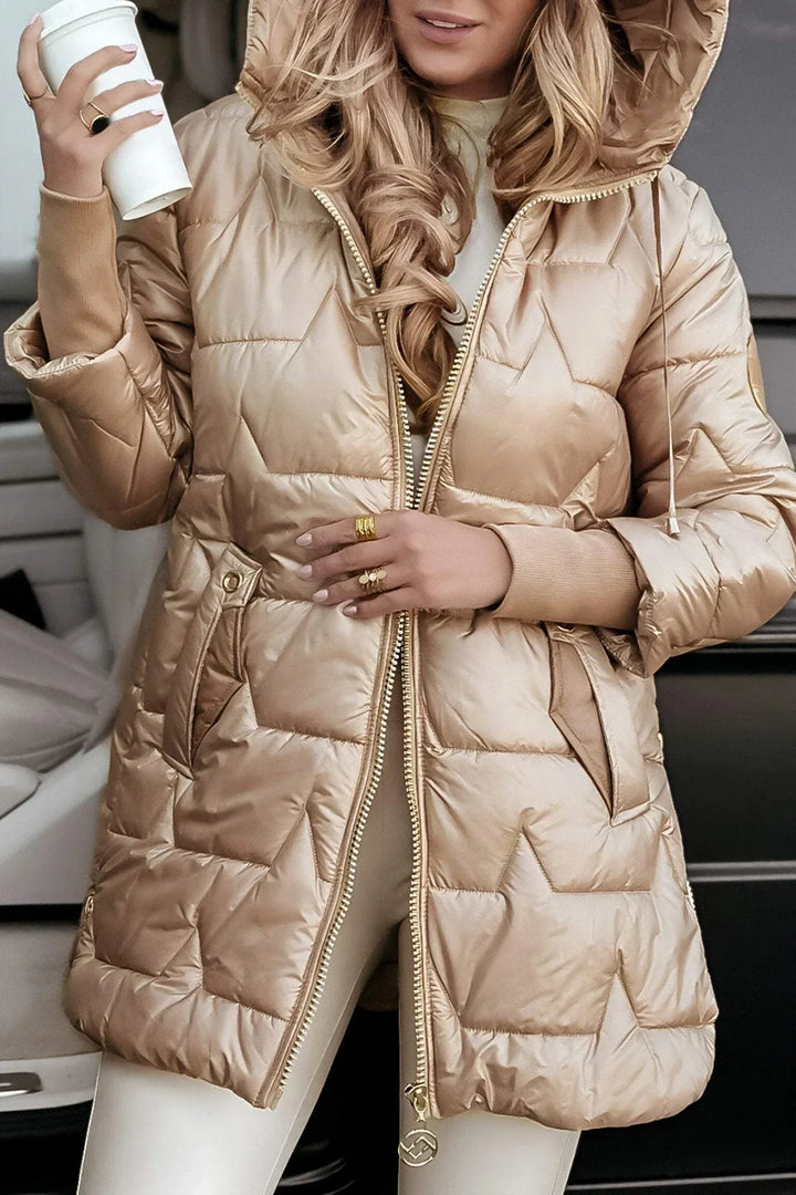 Celia™ | Elegant Winter Coat with Hood and Padding