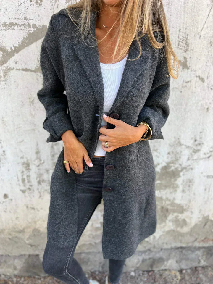 Stella™ | Long Knitted Coat