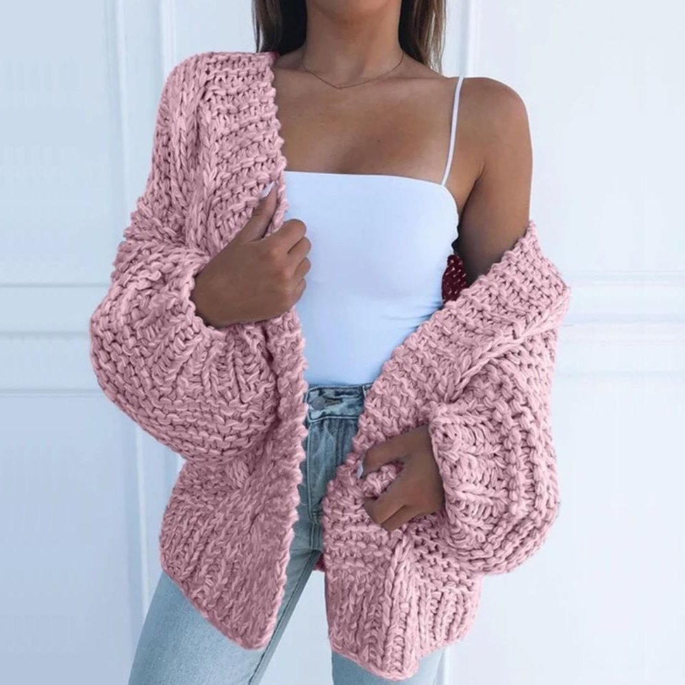 Laura™ | Chunky Knit Relaxed Cardigan