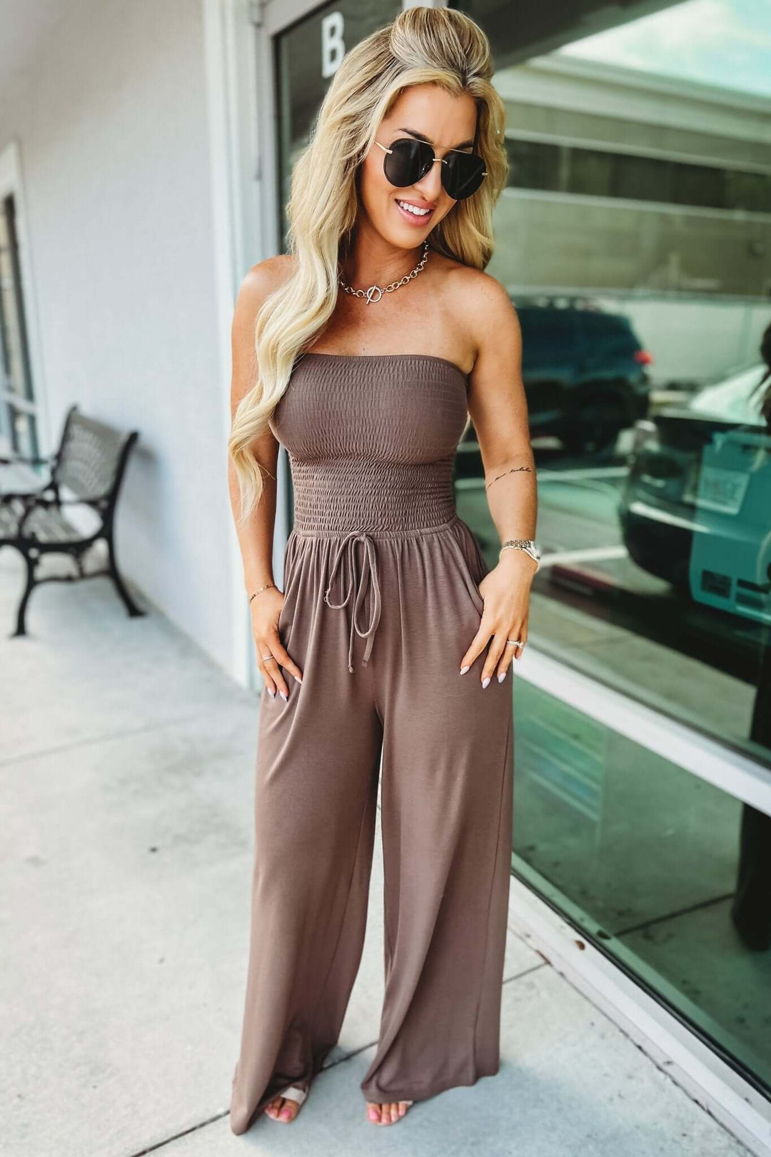 Luna™ | Stylish Off-Shoulder Jumpsuit