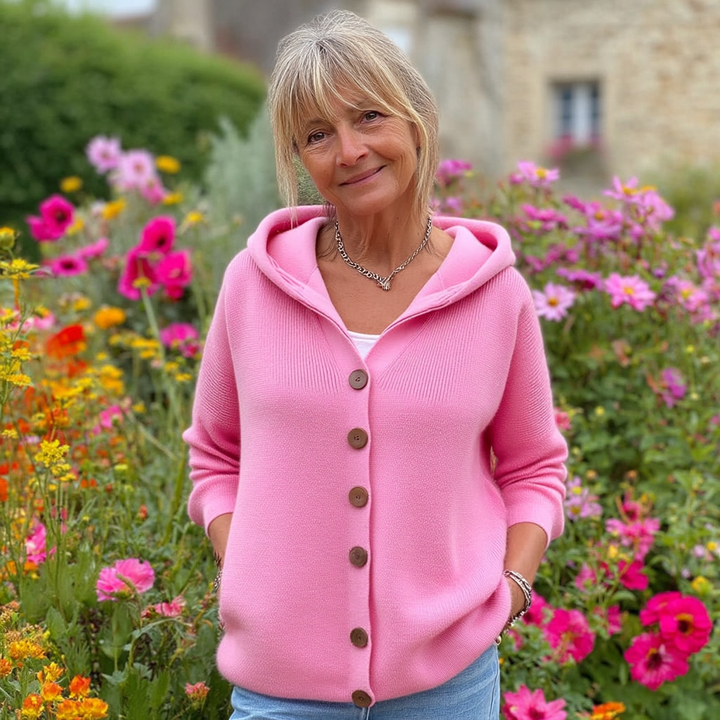 Holly™ | Hooded Cardigan with Buttons
